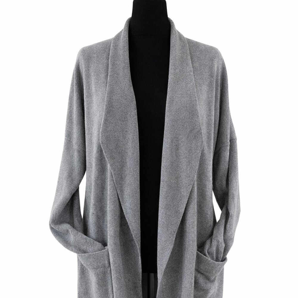 🤍 Aerie Women’s Gray Open-Front Cardigan – XL 🤍